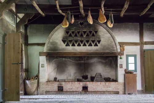 fireplace stone oven oven