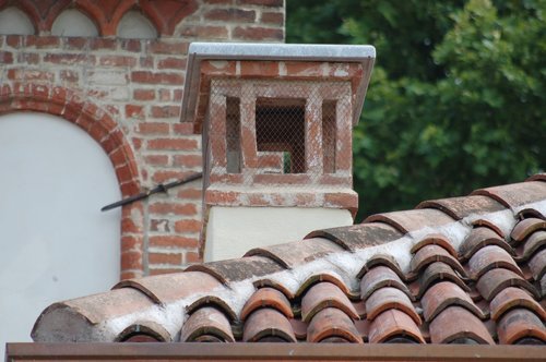 fireplace  roof  tiles