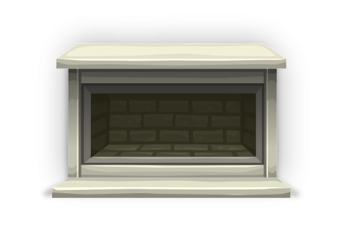 fireplace mantel brick