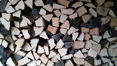 firewood stack wood