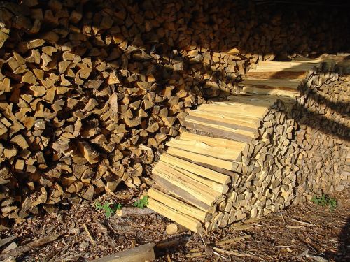 firewood wood holzstapel