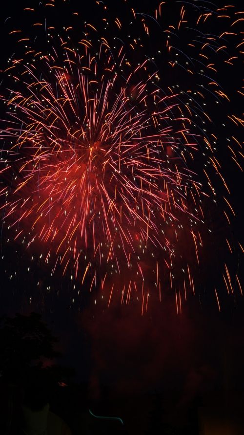 fireworks summer in japan night