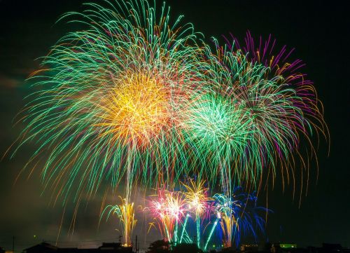 fireworks light japan