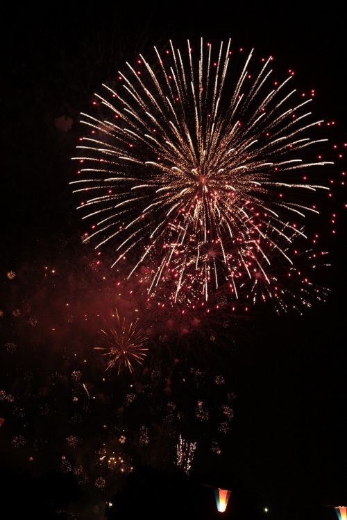 fireworks light show celebration