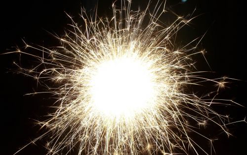 fireworks explosion light