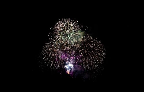 fireworks celebration flare-up