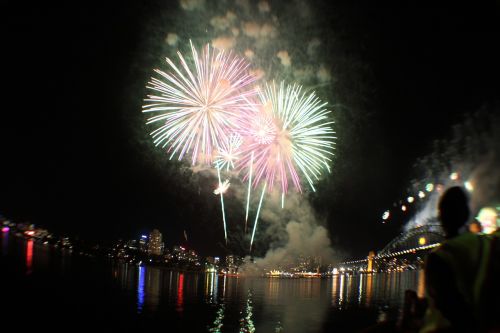 fireworks sydney night