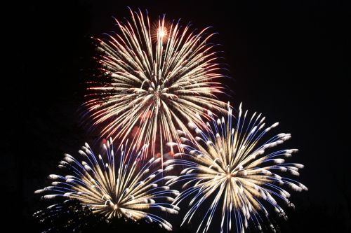 fireworks independence day celebration