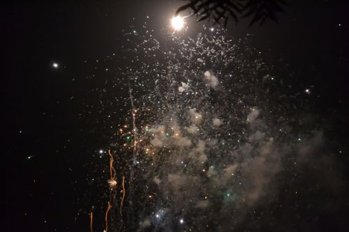fireworks chinese new year celebration