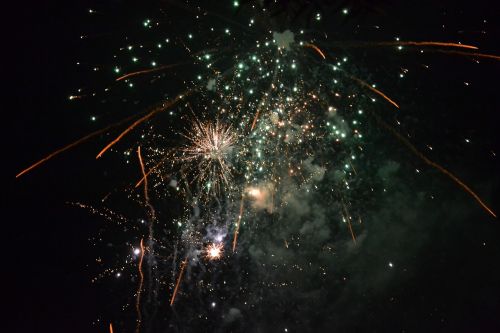 fireworks chinese new year celebration