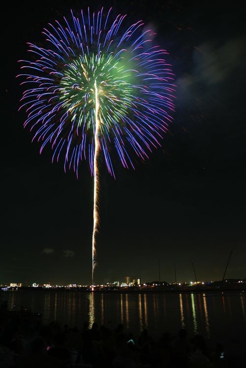 fireworks hanabi colorful