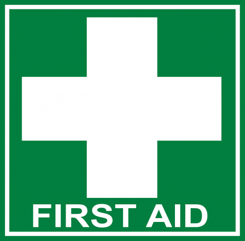 first aid help cross