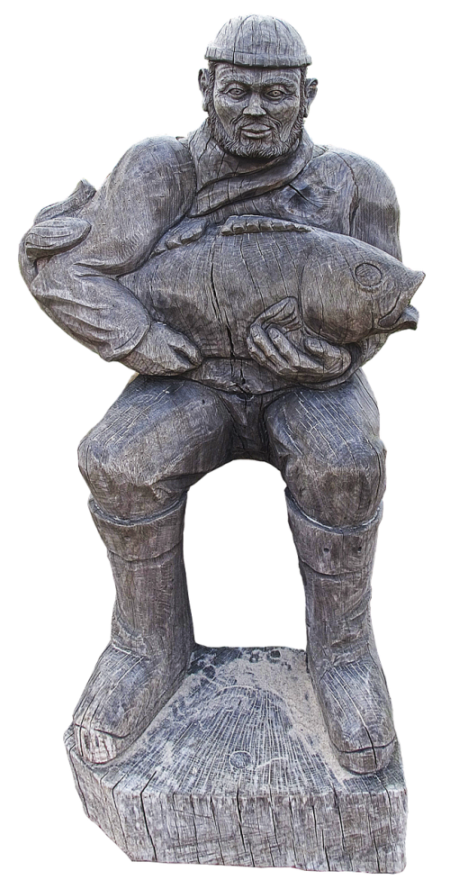 fischer sculpture holzfigur