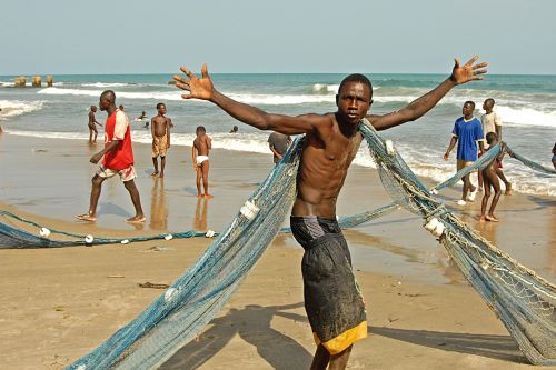 fischer fishing sea