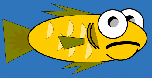 fish goldfish cartoon