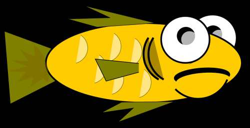fish goldfish cartoon
