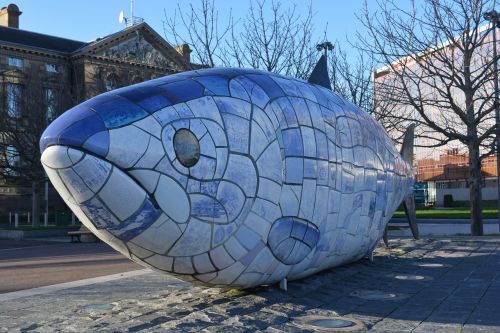 fish work of art belfast