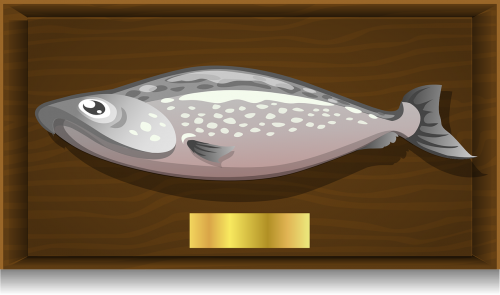 fish plaque decorative