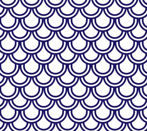 Fish Scales Pattern Background