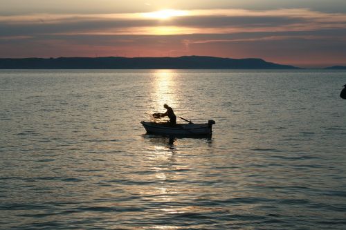 fisherman croatia sea