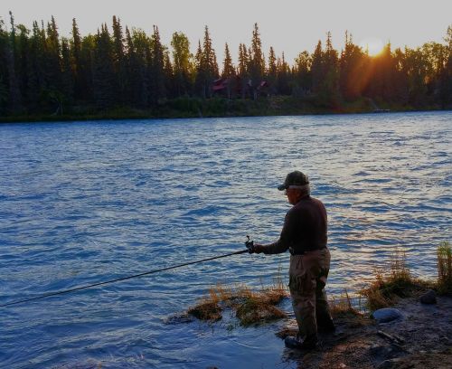 fisherman man river