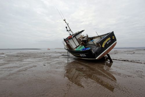 fishing boat beach