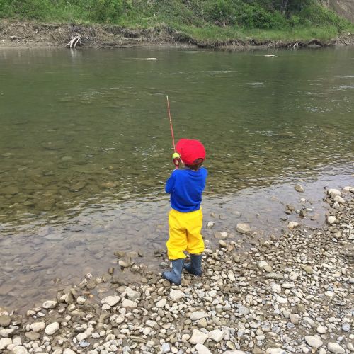 fishing boy childhood
