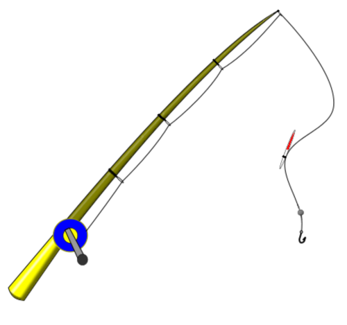 fishing pole rod