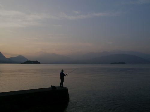 fishing lake nature