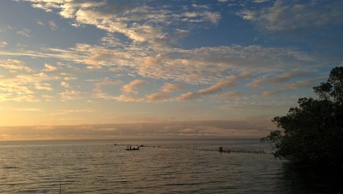 fishing sea sky