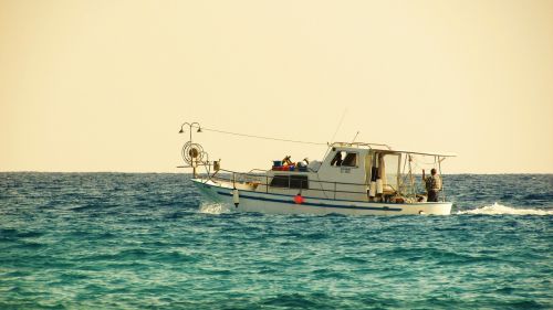 fishing boat sea fishing