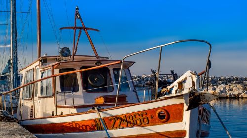 fishing boat boat barque