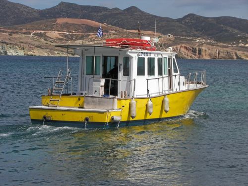 fishing boat greece cyclades