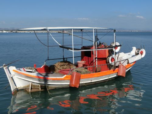 fishing boat greece mediterranean