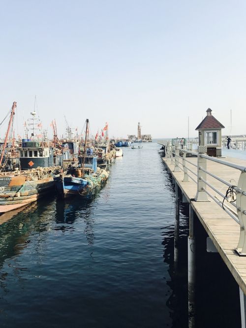 fishing boats pier berth