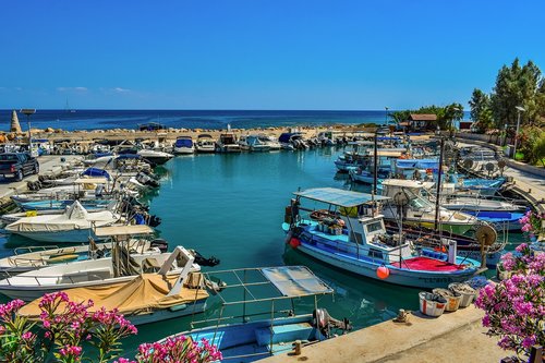 fishing harbor  boat  scenery