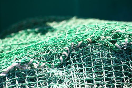 fishing industry harbor atmosphere fishing net