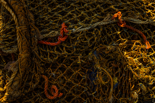 fishing net  old  sea