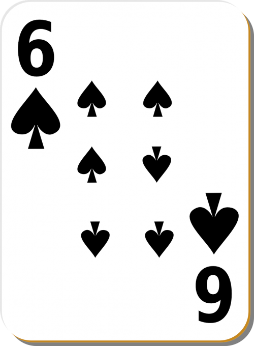 five spades card