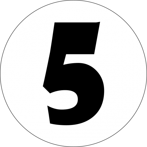 five 5 number