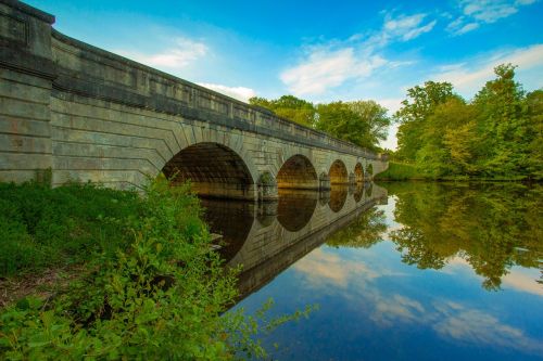 five arch bridge virginia water water