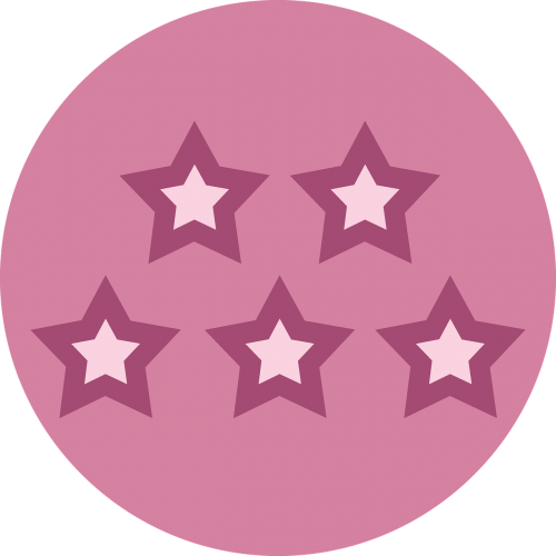 five stars star clip art