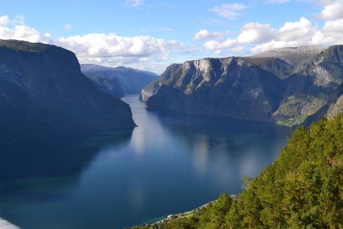 fjord blue water