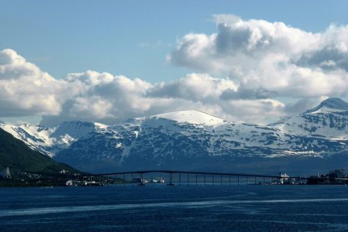 fjord sea bridge