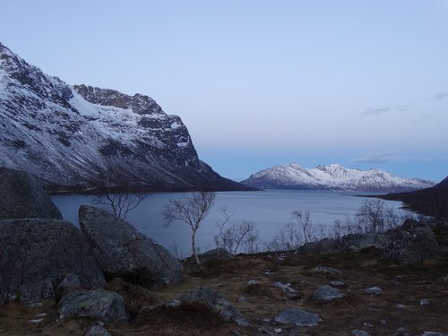 fjord  norway  winter