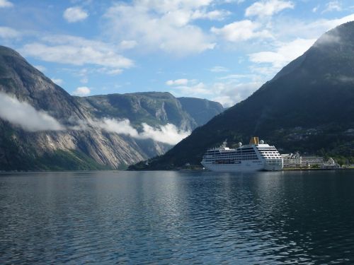 fjord water sea