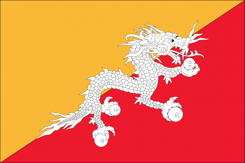 flag country bhutan