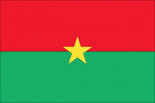 flag country burkina faso