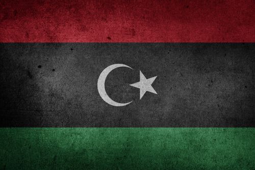 flag libya africa