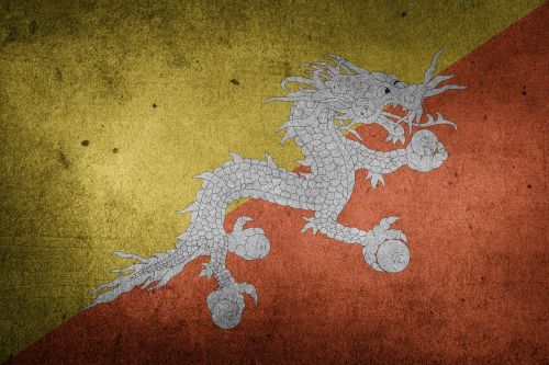 flag bhutan asia